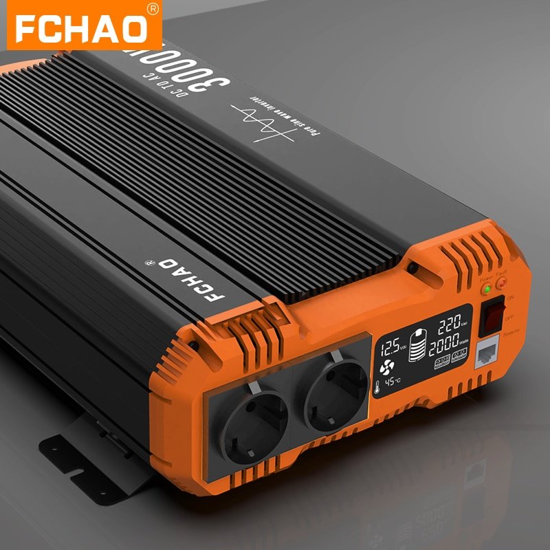 Инвертор FCHAO 3000Вт чистый синус для автодомов купить в Москве - цена ...